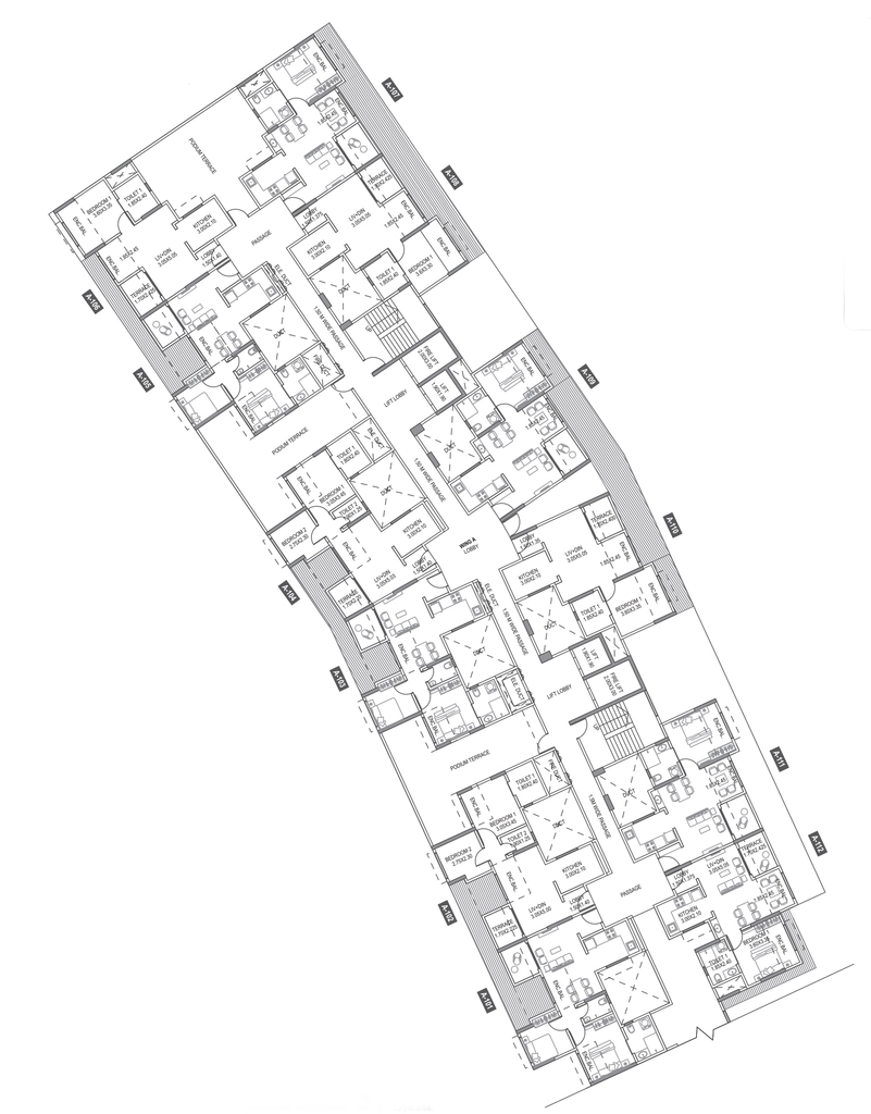 Floor Plan of Paranjape Athashri in Baner, Pune - Image 347239
