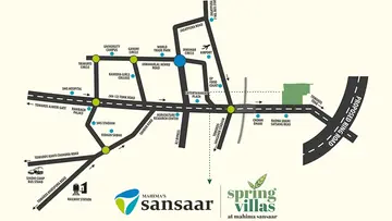 Location of Mahima Sansaar - Villas - Image 347365
