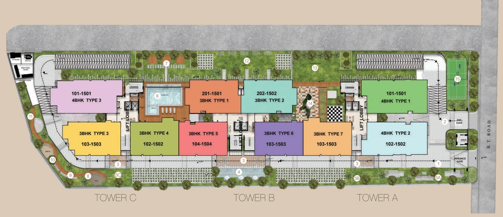 Master Plan of Mahima Valenza in Mansarovar, Jaipur - Image 347379