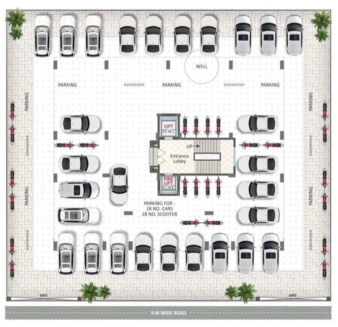 Master Plan of Sahasmahalaxmi Priya Elite in Khamla, Nagpur - Image 347449