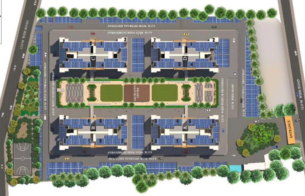 Master Plan of Riverview City Hornbill in Dhanori, Pune - Image 347495