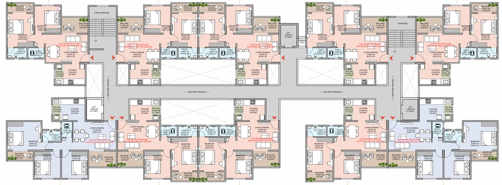 Floor Plan of Royal Keys in Charholi, Pune - Image 347536