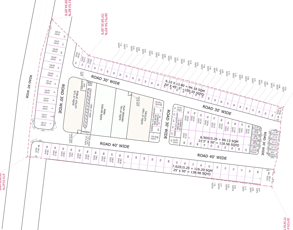 Master Plan of City Home The Heritage in Ajmer Road, Jaipur - Image 347581