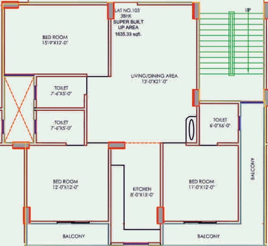 3 BHK Flat in Shree Ram Green Park in Heerapura, Jaipur - Image 887480