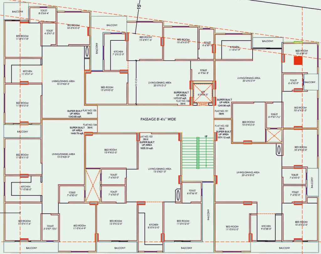 Floor Plan of Shree Ram Green Park in Heerapura, Jaipur - Image 347593