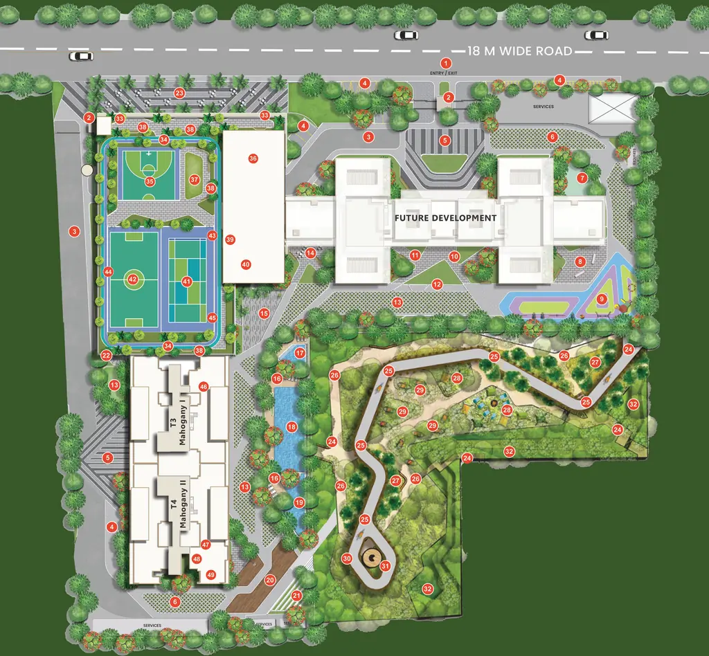 Master Plan of Shapoorji Pallonji Vanaha Verdant in Bavdhan, Pune - Image 396275