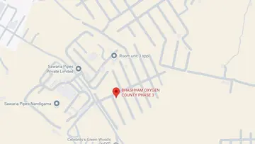 Location of Bhashyam Oxygen County Phase 3 - Image 348111