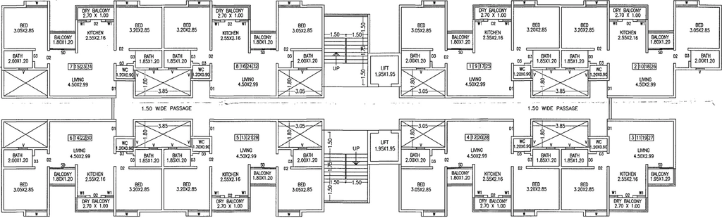 Floor Plan of Kishor Vatika in Warje, Pune - Image 348130