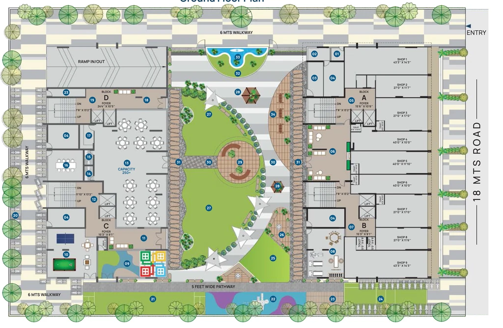 Master Plan of Harsiddh Heartland in Randesan, Gandhinagar - Image 348656