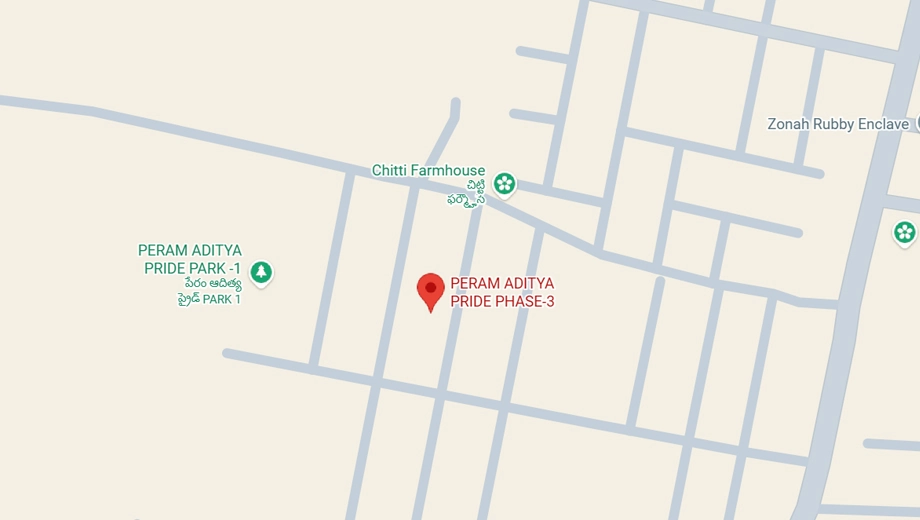 Location of Perams Aditya Pride 3 in Maheshwaram, Hyderabad - Image 349282