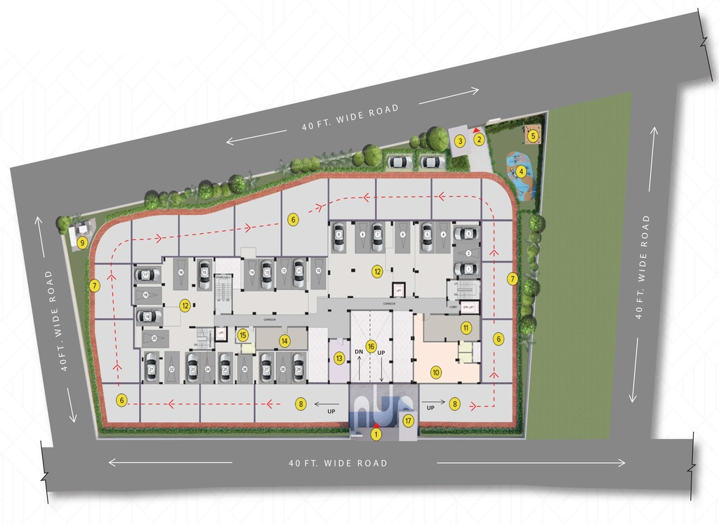 Master Plan of Jay Jagannath Pramod Signature in Patrapada, Bhubaneswar - Image 349604