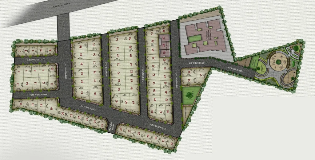 Master Plan of Elephantine Enormous in Mambakkam, Chennai - Image 349712
