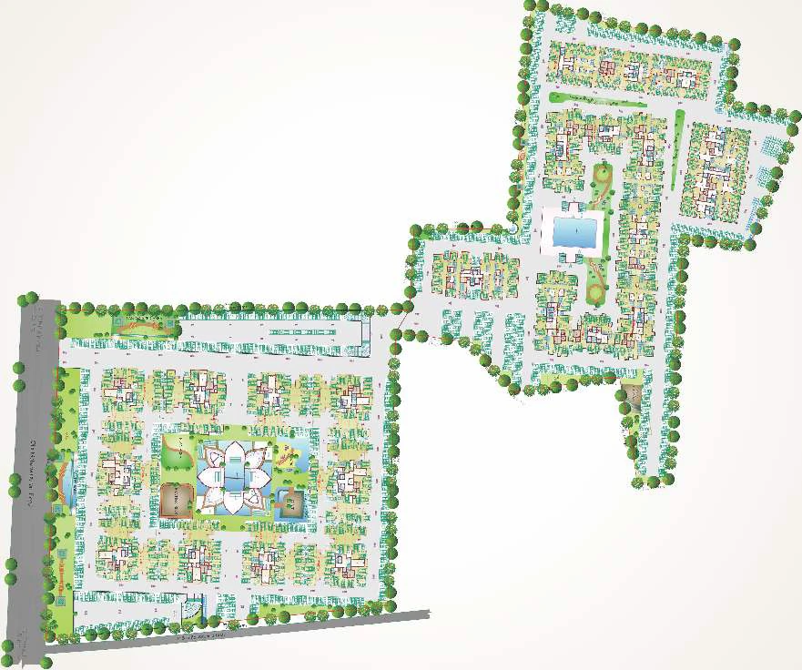 Master Plan of Vijay Shanthi Lotus Pond in Kelambakkam, Chennai - Image 349724
