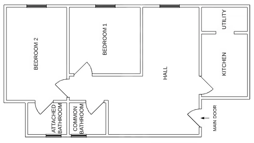2 BHK Flat in Bhoomi Valley in Kandivali East, Mumbai - Image 888619