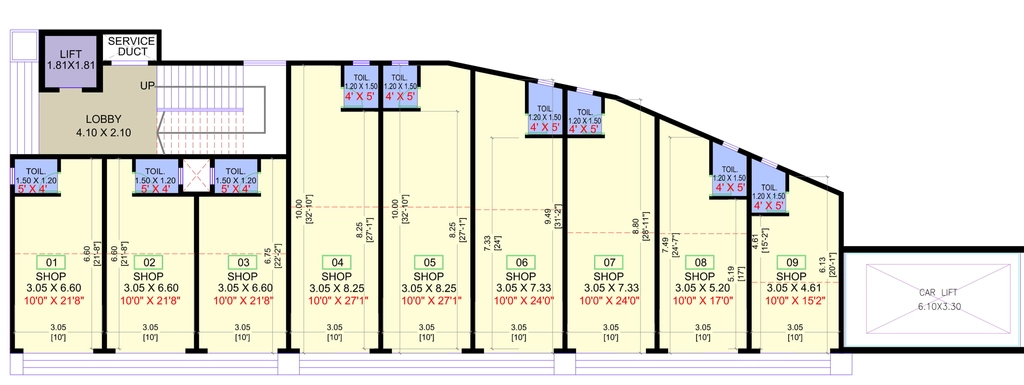 Floor Plan of Dynamic Grandstand 2 in Kharadi, Pune - Image 349823