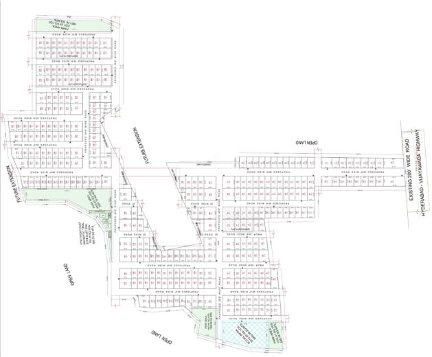 Master Plan of GK Renuka Highway City in Choutuppal, Hyderabad - Image 349862