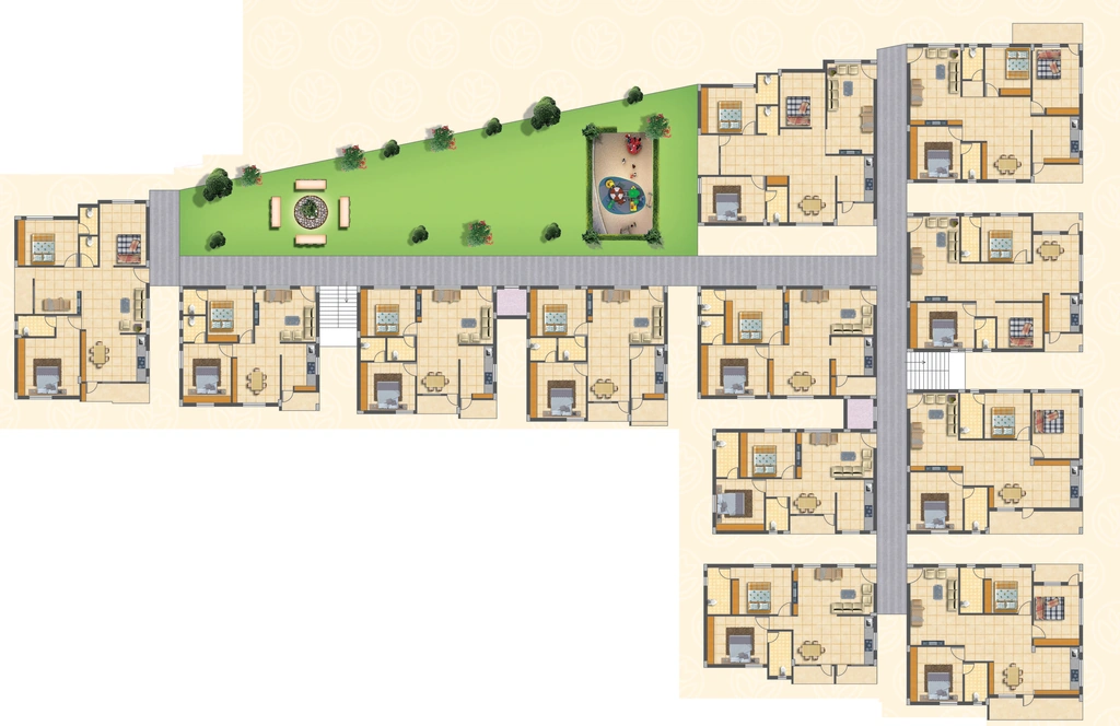 Floor Plan of Settys Yellow Meadows in Dundigal, Hyderabad - Image 349917