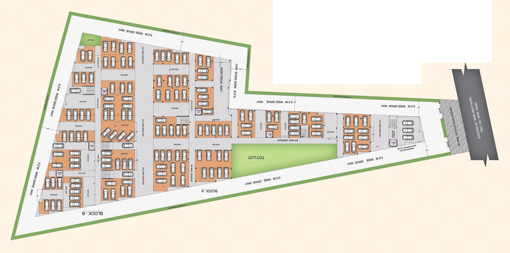 Master Plan of Settys Yellow Meadows in Dundigal, Hyderabad - Image 349916