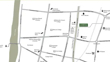 Location of Ambuja Udvita The Condoville - Image 349940