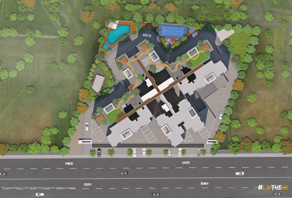 Master Plan of Krisala 41 Cosmo in Tathawade, Pune - Image 349984