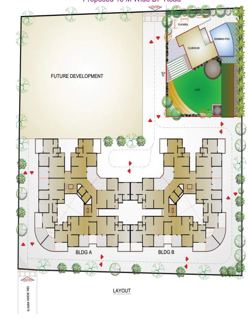 Master Plan of Roshan 33 Milestone in Wakad, Pune - Image 350169
