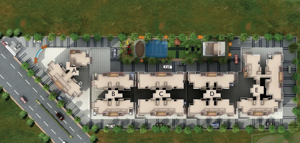 Master Plan of Vardhaman Dreams in Wakad, Pune - Image 350274