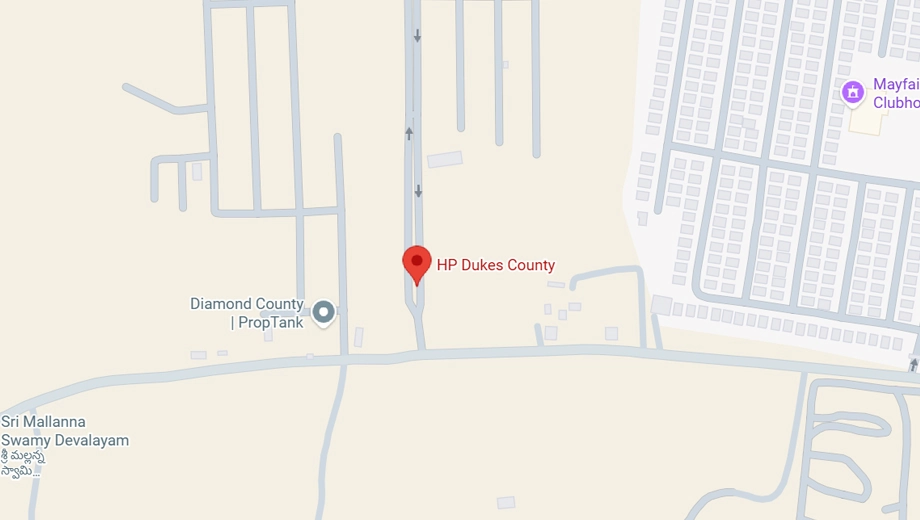 Location of Haripriya Dukes County Phase 2 in Kollur, Hyderabad - Image 350298