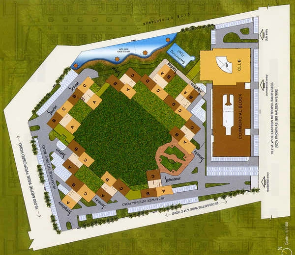 Master Plan of Bengal Silver Spring in EM Bypass, Kolkata - Image 350329