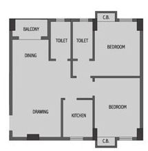 2 BHK Flat in Gangotri Identity in Dum Dum, Kolkata - Image 888903