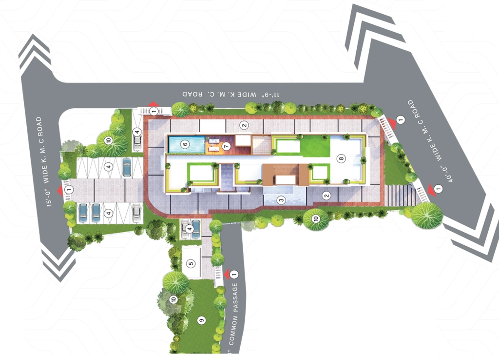 Master Plan of GRK Ivana in Nayabad, Kolkata - Image 350361
