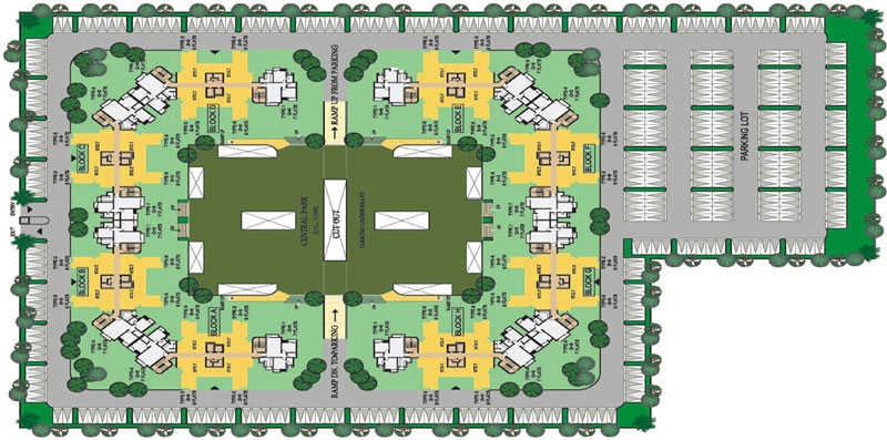 Master Plan of Ansal Paradise Diamond in Sushant Golf City, Lucknow - Image 350414