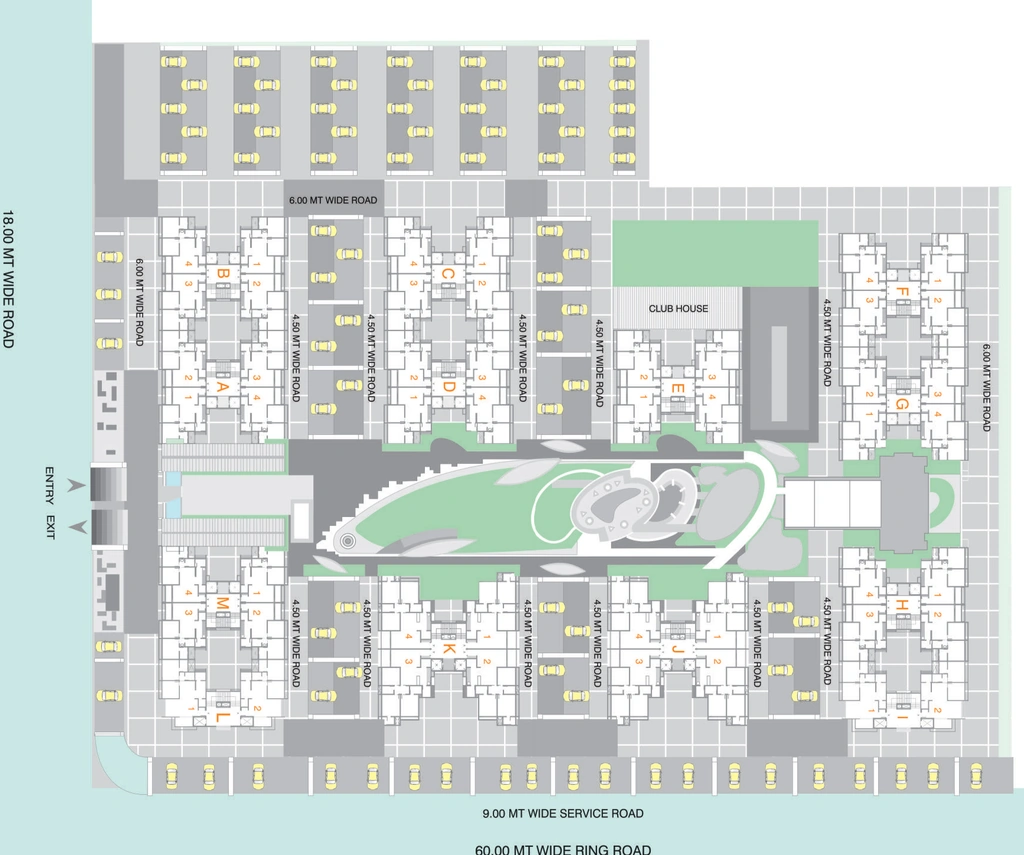 Master Plan of Gala Haven in Vaishnodevi Circle, Ahmedabad - Image 350463