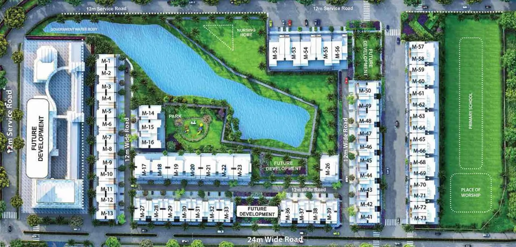 Master Plan of Adani Samsara in Sector 60, Gurgaon - Image 350498