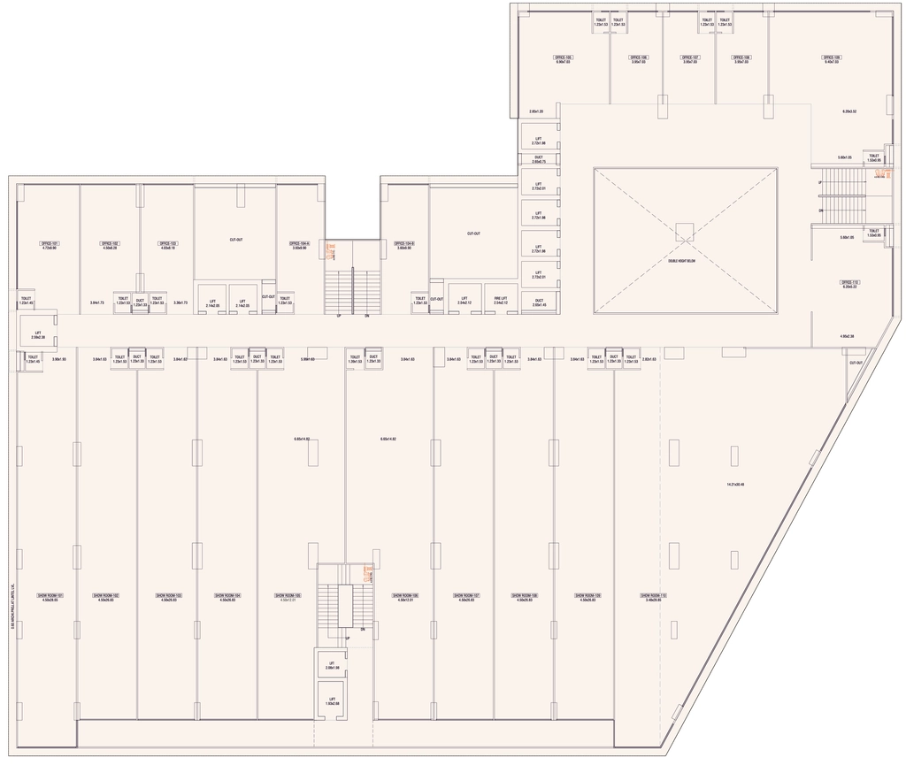 Floor Plan of Rashmi The Connect in Ambli, Ahmedabad - Image 350653