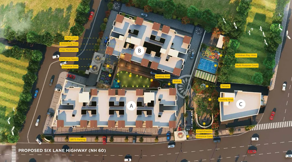 Master Plan of Shree Saai Fortune in Moshi, Pune - Image 350754
