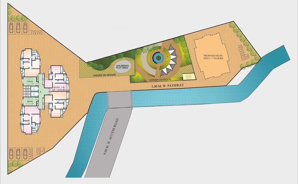 Master Plan of Sumeet Elegance in Manpada, Thane - Image 350816