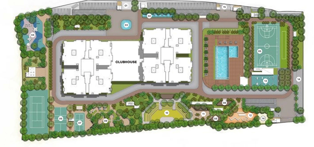 Master Plan of Assetz Meru And Meadow in Doddakallasandra, Bangalore - Image 350911