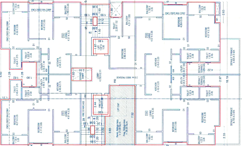Floor Plan of Tanmay Vrindanand Bay in Baner, Pune - Image 351023