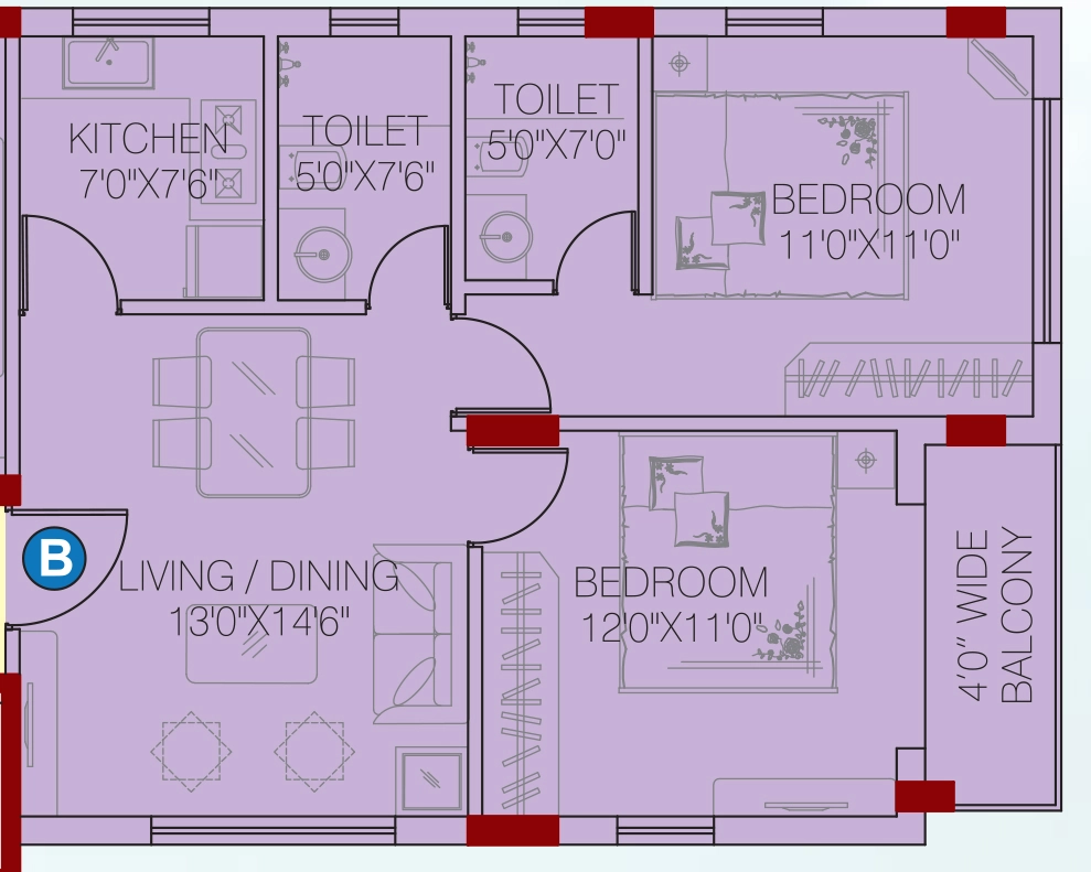 1 BHK Flat in Space Clubtown Gateway in New Town, Kolkata - Image 889368