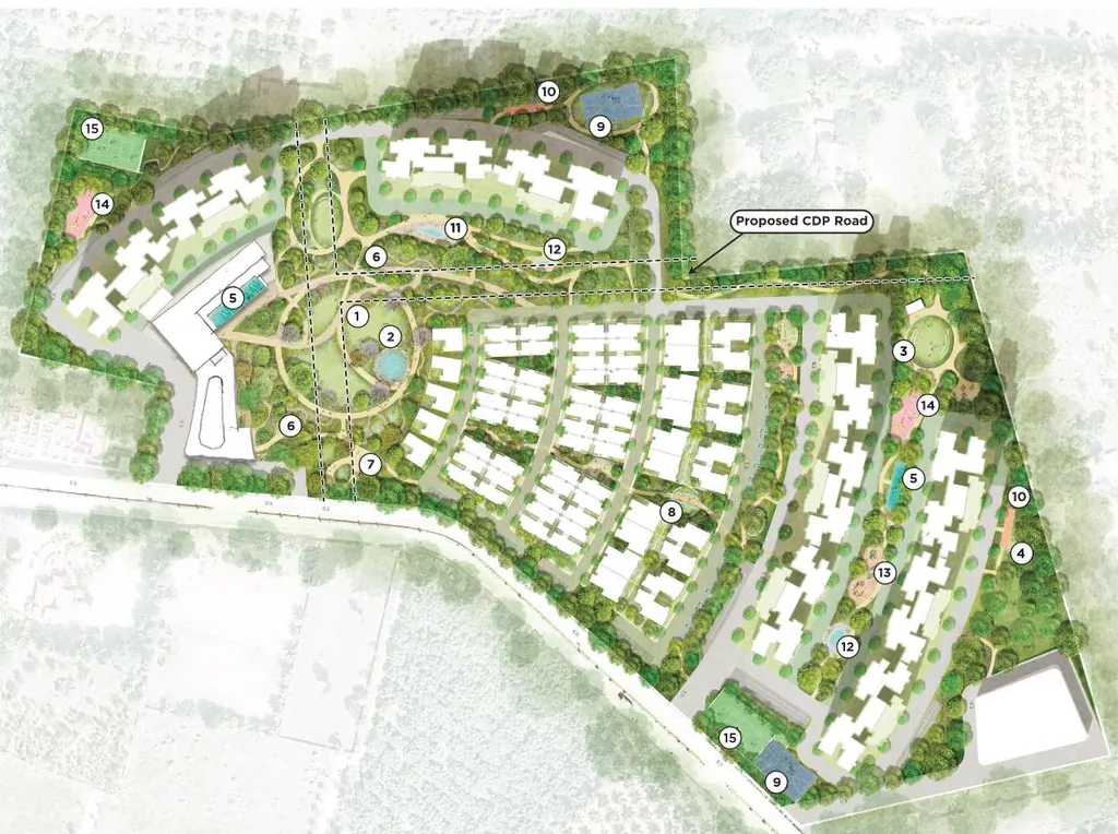Master Plan of Bhartiya Garden Estate in Devanahalli, Bangalore - Image 351346