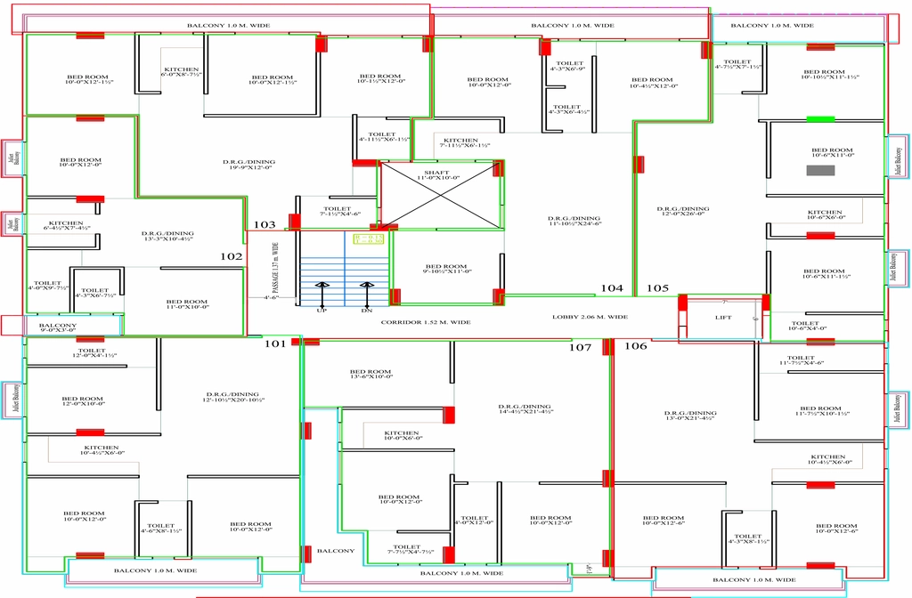 Floor Plan of BD Anantam Utsav in Ajmer Road, Jaipur - Image 351471