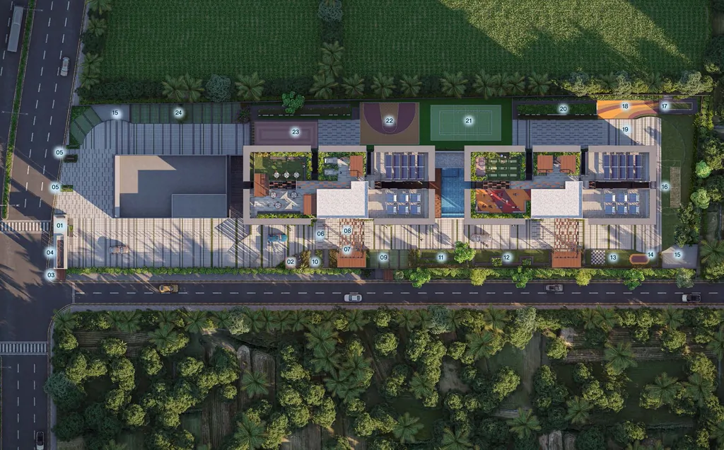 Master Plan of Elegant Atmos in Yelahanka, Bangalore - Image 351476