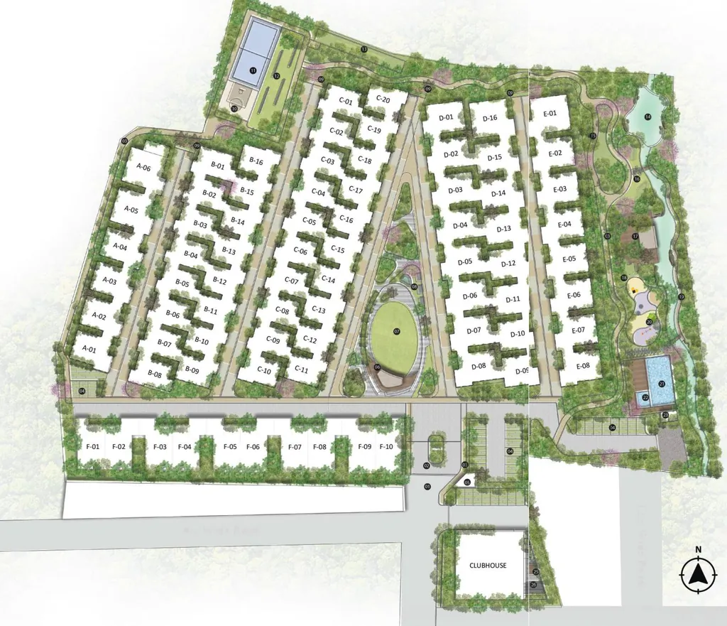 Master Plan of Merusri Sunscape in Devanahalli, Bangalore - Image 351524