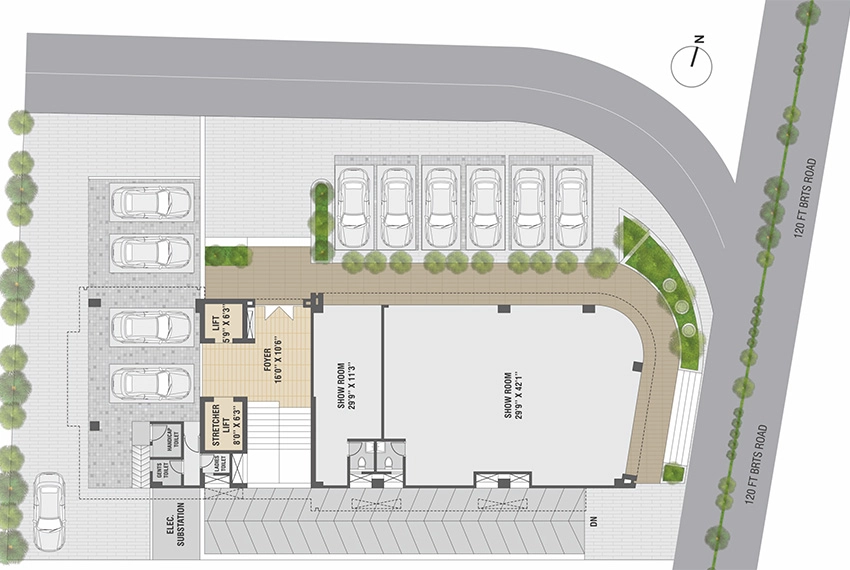 Master Plan of Laxmi One in Paldi, Ahmedabad - Image 351611