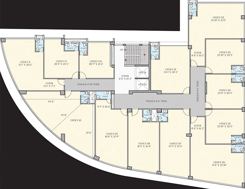 Floor Plan of Lionarc I The Address in Science City, Ahmedabad - Image 351622
