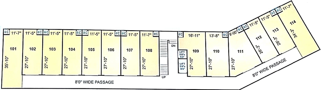 Floor Plan of Srushti Madhusudan Business Park in Nava Naroda, Ahmedabad - Image 351635