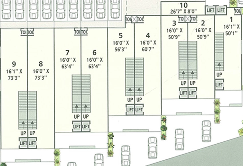 Floor Plan of Mansi Apperal Park in Amraiwadi, Ahmedabad - Image 351650