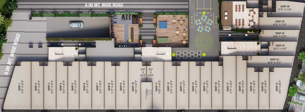 Floor Plan of Commercial Swarit Sky in Nikol, Ahmedabad - Image 351799