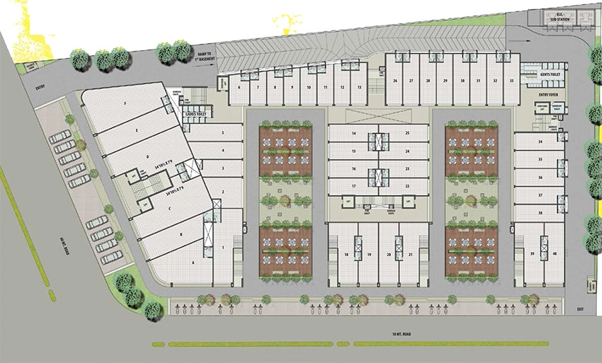 Master Plan of Saanvi City Gate in Vasna, Ahmedabad - Image 351897