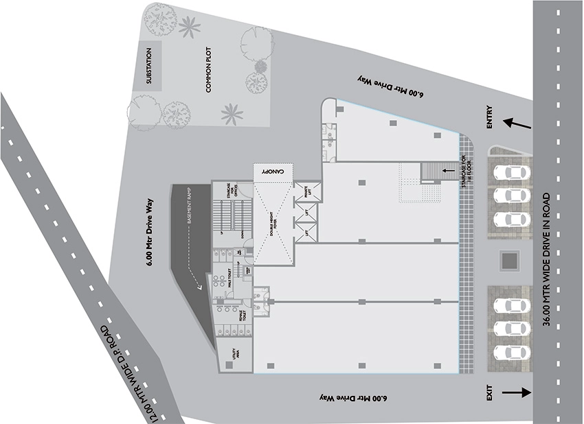 Master Plan of Satya One in Memnagar, Ahmedabad - Image 351927